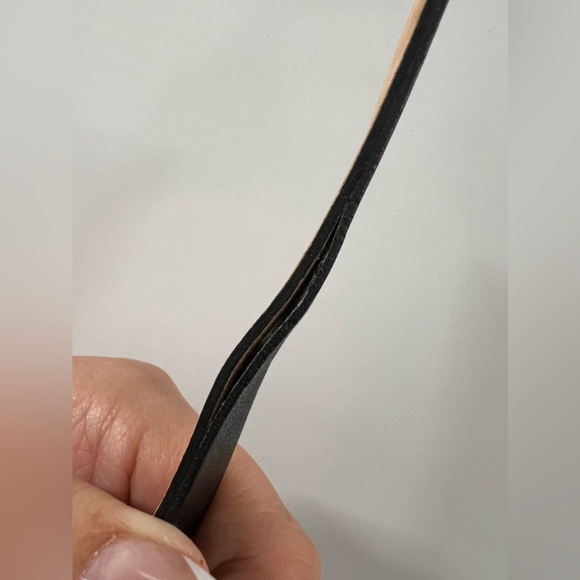 Maison Boinet Wide Calf Leather Waist Belt Size 32 - Picture 11 of 11